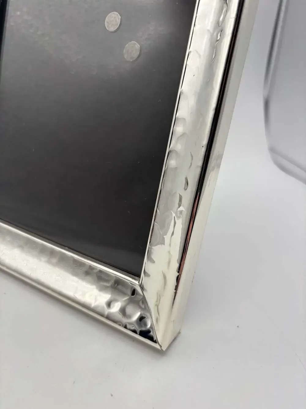 Lane Furniture Silver-Tone Hammered Metal Picture Frame